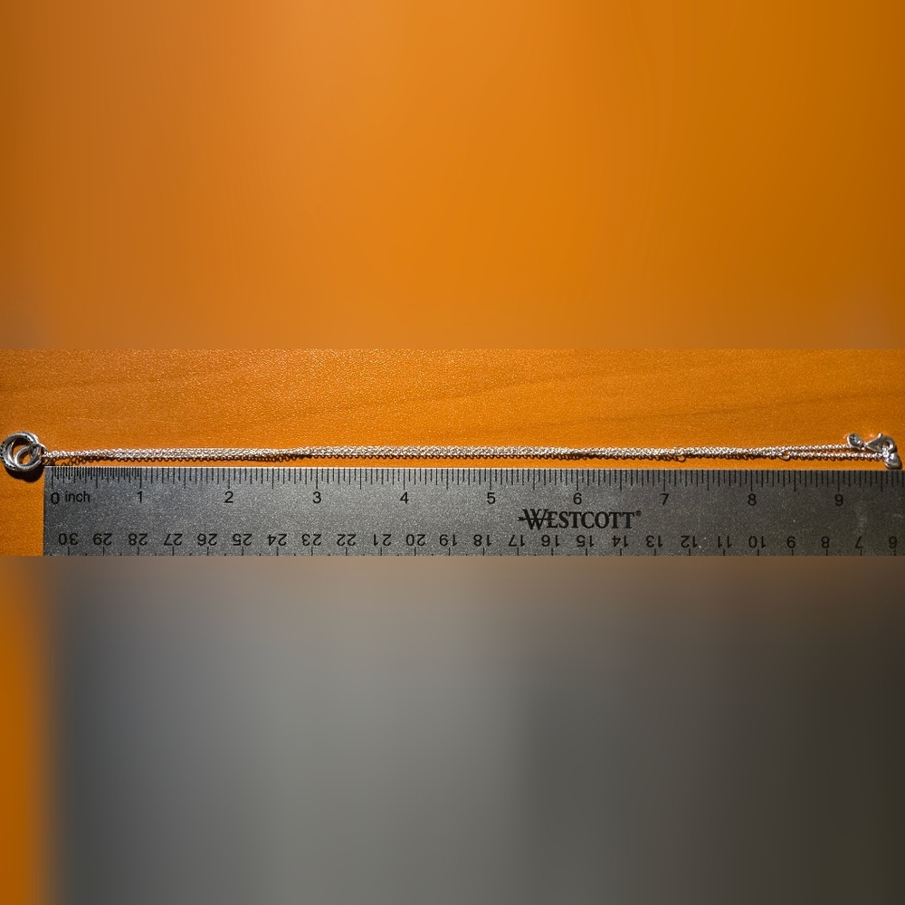 Pandora Silver Interlocking Circles Necklace - image 5